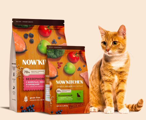 Сухие корма для кошек