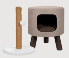 Когтеточки и лежанки